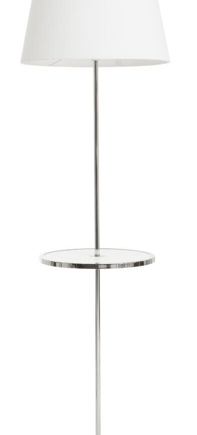 Stockholm Chrome Finish Tapered Floor Lamp