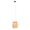 Jaya Natural Rattan Overlapping Pendant Lamp