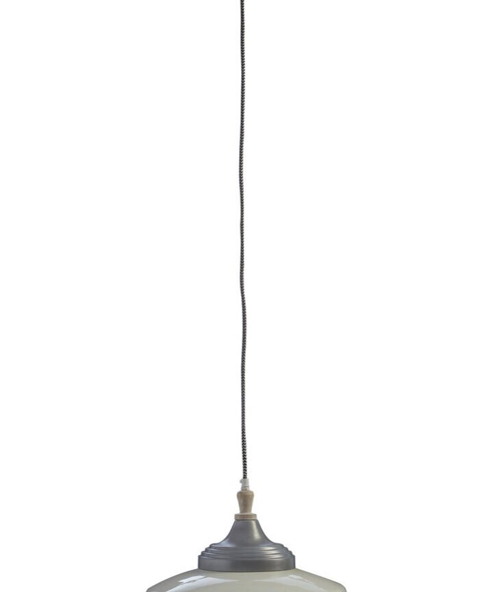 Oslo Large White Bowl Shaped Pendant Light