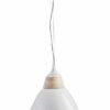 Oslo Large White Bell Shaped Pendant Light