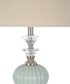 Alternative view of Ulyana Floor Lamp With Linen Shade