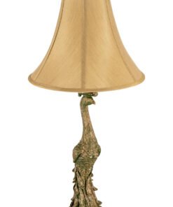Alternative view of Peacock Table Lamp
