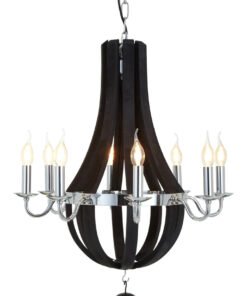 Kensington Townhouse Curved Chandelier