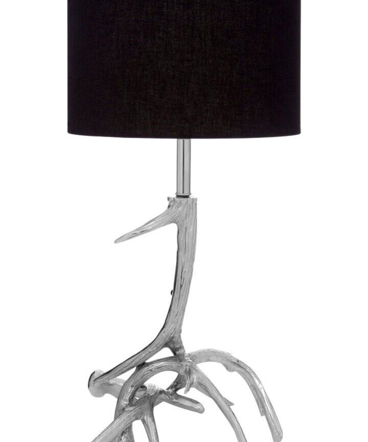 Stag Table Lamp with Antler Base