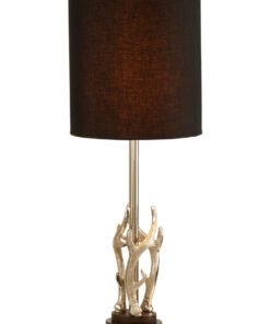 Alternative view of Antler Table Lamp with Marble Base
