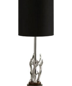 Antler Table Lamp with Marble Base