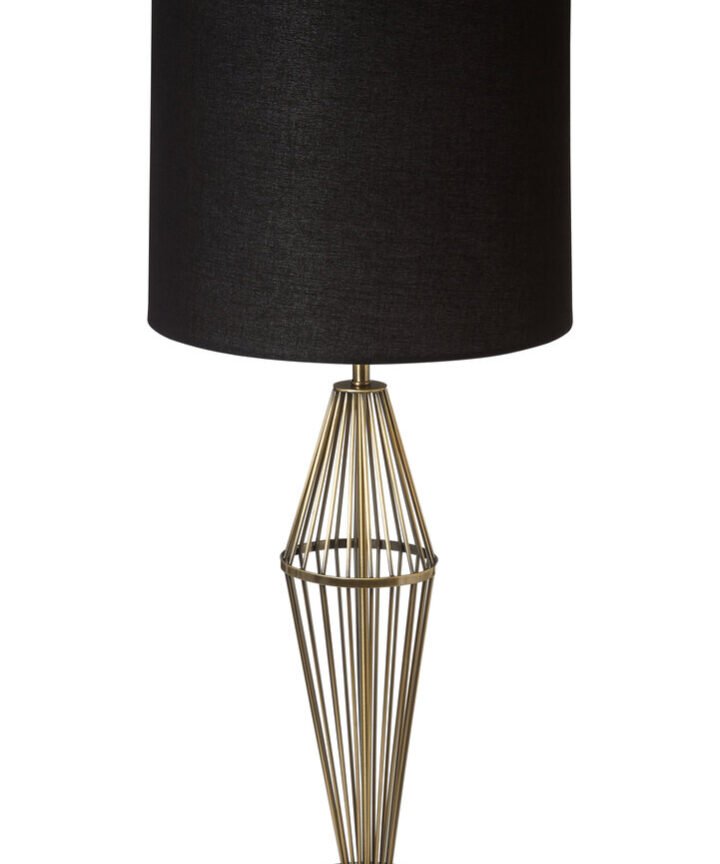 Reginald Antique Brass Table Lamp
