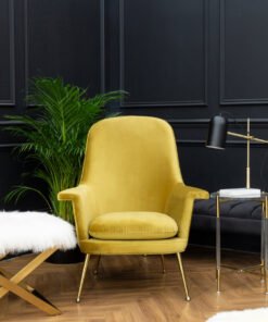 Equipose Black and Gold Desk Lamp with Marble Base