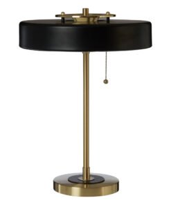 Rogano Black and Gold Table Lamp