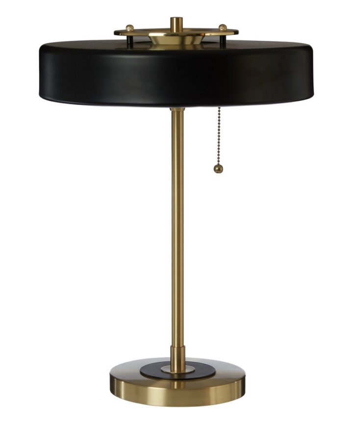 Rogano Black and Gold Table Lamp