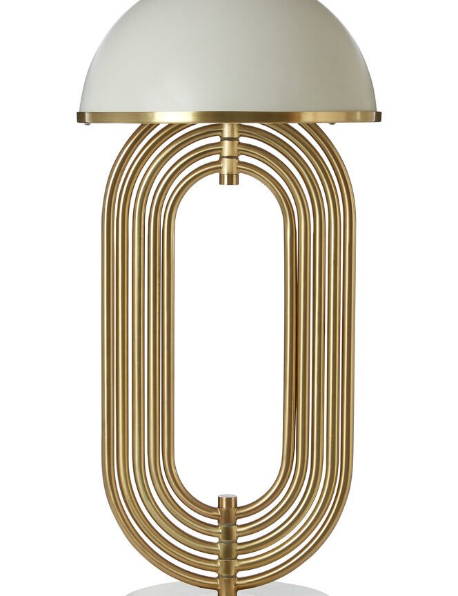 Metropolis Table Lamp with White shade