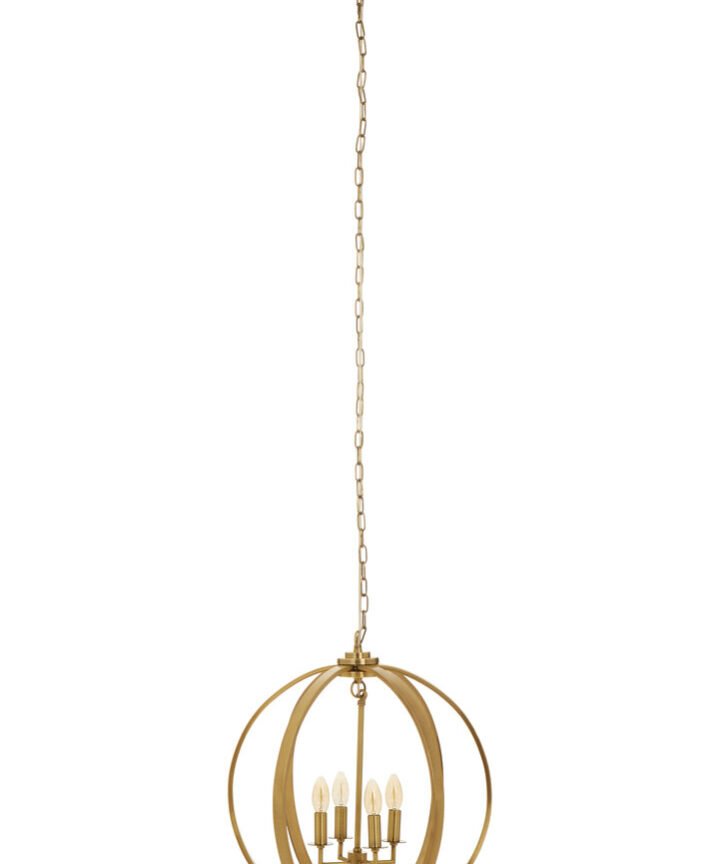 Censer Antique Brass Pendant Light