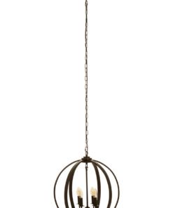 Censer Black Metallic Pendant Light