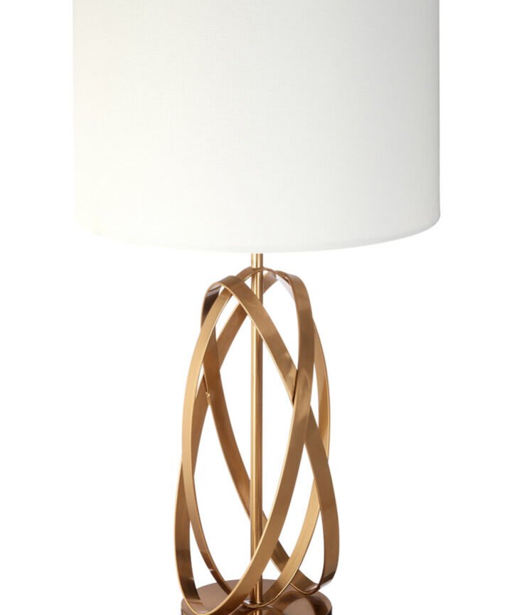 Zaina Gold Cross Table Lamp