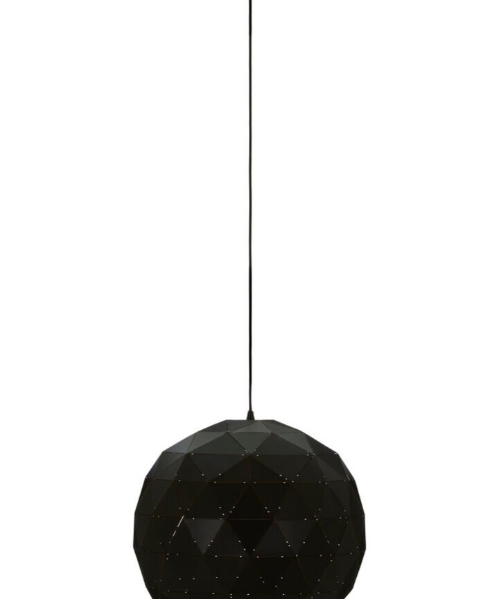 Mateo Medium Black and Copper Pendant Light