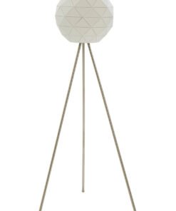 Mateo White Finish Floor Lamp