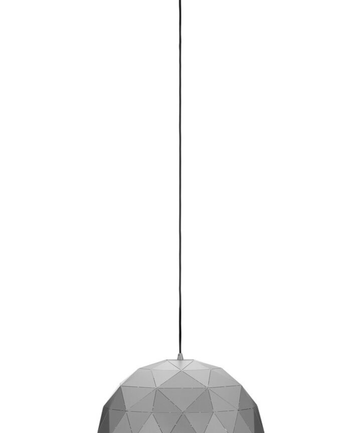 Mateo Medium Silver Dome Pendant Light