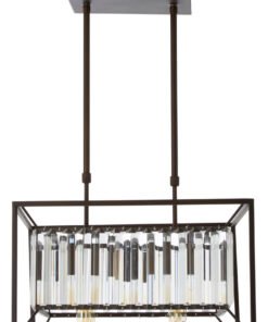 Alternative view of Akiko 4 Bulb Matte Black Celing Light