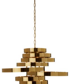 Alana 5 Bulb Gold Finish Pendant Lamp