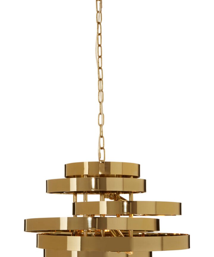 Alana 4 Bulb Gold Finish Pendant Light