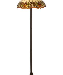 Wisteria Tiffany Umbrella Shade Floor Lamp