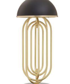 Metropolis Table Lamp With Black Shade