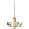 Glamour Gold and Agate 10 Light Celing Light