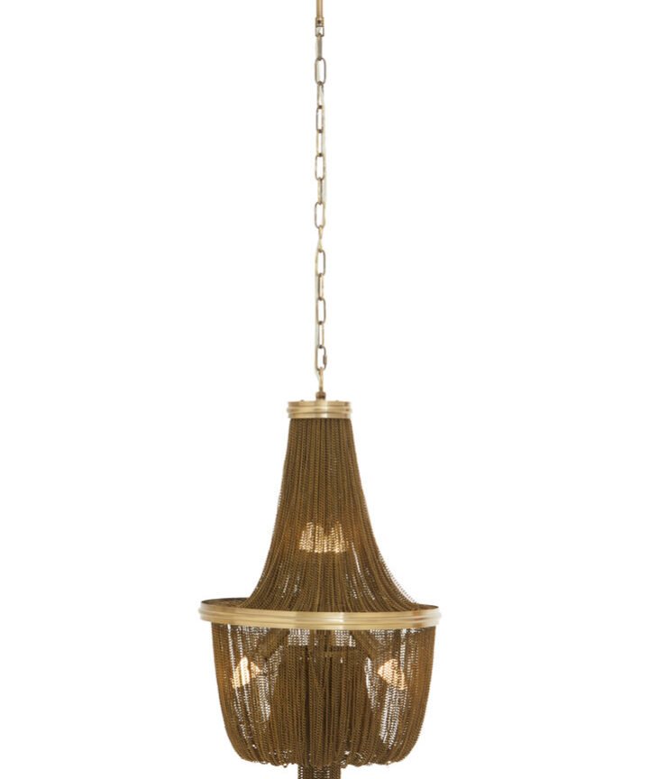 Chain Antique Brass Chain Design Chandelier
