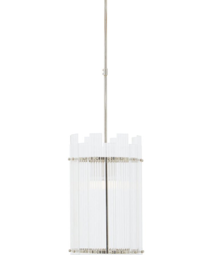 Ritz One Bulb Glass Pendant Light