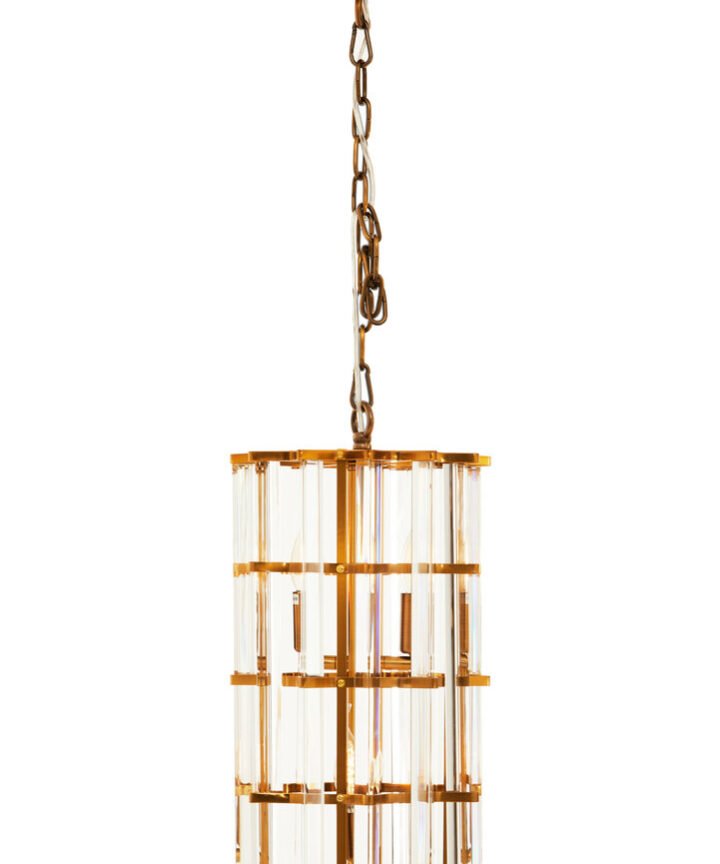 Karli Brass Finish Small Vertical Light