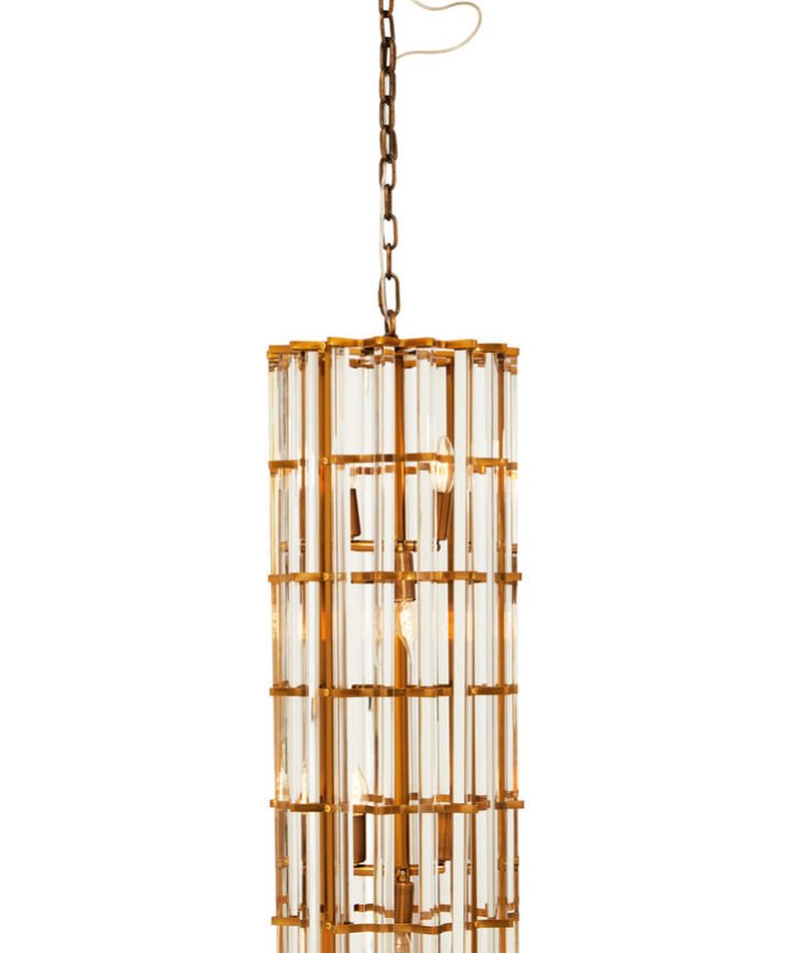 Karli Brass Finish Vertical Light