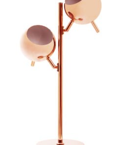 Alternative view of Karter Copper Finish Table Lamp With Two Lights