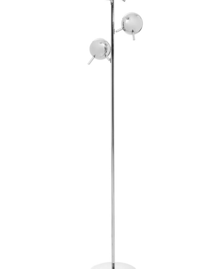 Karter Chrome Finish Table Lamp With Three Lights