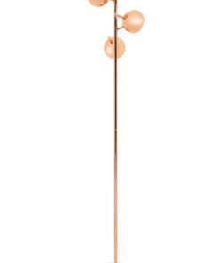 Alternative view of Karter Copper Finish Floor Standing Lamp With Three Lights