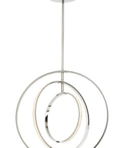 Alternative view of Trieste Three Ring Pendant Light