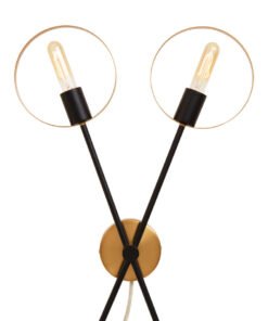 Alternative view of Trieste Two Bulb Ring Wall Light