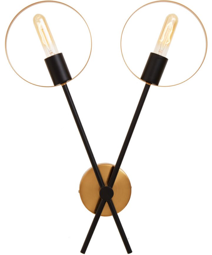 Trieste Two Bulb Ring Wall Light