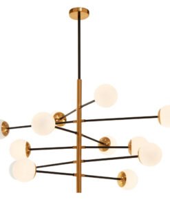 Alternative view of Trieste Twelve Bulb Pendant Light