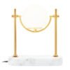 Zalika Marble And Gold Orb Table Lamp