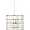 Karli Chrome And Glass Vertical Light