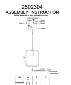 Alternative view of Lavis Black And Copper Finish Pendant Light