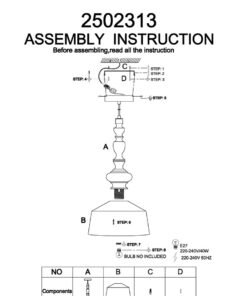 Alternative view of Leni Black Matte Iron Pendant Light