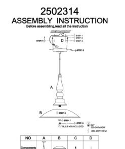 Alternative view of Large Leni Black And Gold Pendant Light
