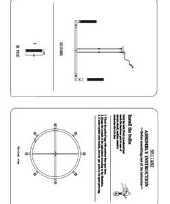Alternative view of Alexis 8 Light Round Ceiling Light