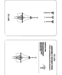 Alternative view of Chain Antique Brass Chain Design Chandelier