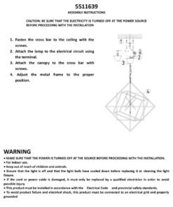 Alternative view of Kamara Brass Finish Six Bulb Pendant Light