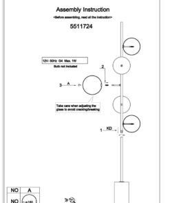 Alternative view of Abira Nickel and White Marble Floor Lamp