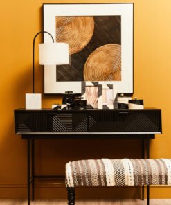 Alternative view of Murdoch Curved Table Lamp with Marble Base