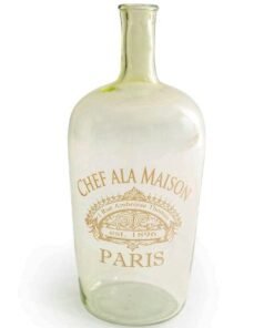 Extra Large Green Glass Bottle / Vase