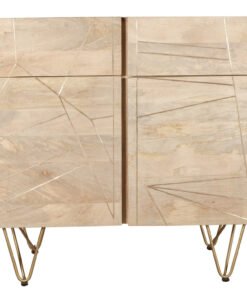 Alternative view of Light Gold 2 Door Medium Sideboard